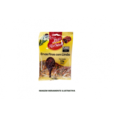 TEMPERO REAL SABOR ERVAS FINAS COM LIMAO 1X50X15G